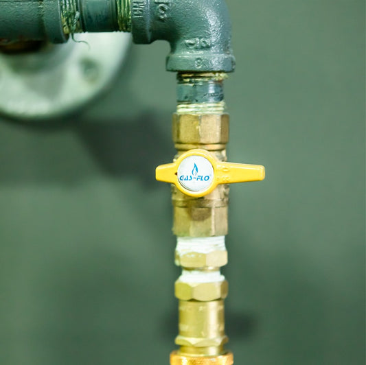 1/2" Double Female Threaded Natural Gas Shutoff Valve - CSA Approved