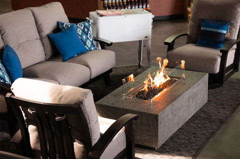 1867 The Brannan Rectangular Fire Table - Natural Gas