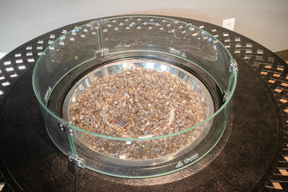 1867 Outdoor Living > Firepits > Firepit Accessories 1867 - 23.5" Diameter Round Glass Wind Guard