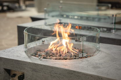 1867 Outdoor Living > Firepits > Firepit Accessories 1867 - 23.5" Diameter Round Glass Wind Guard