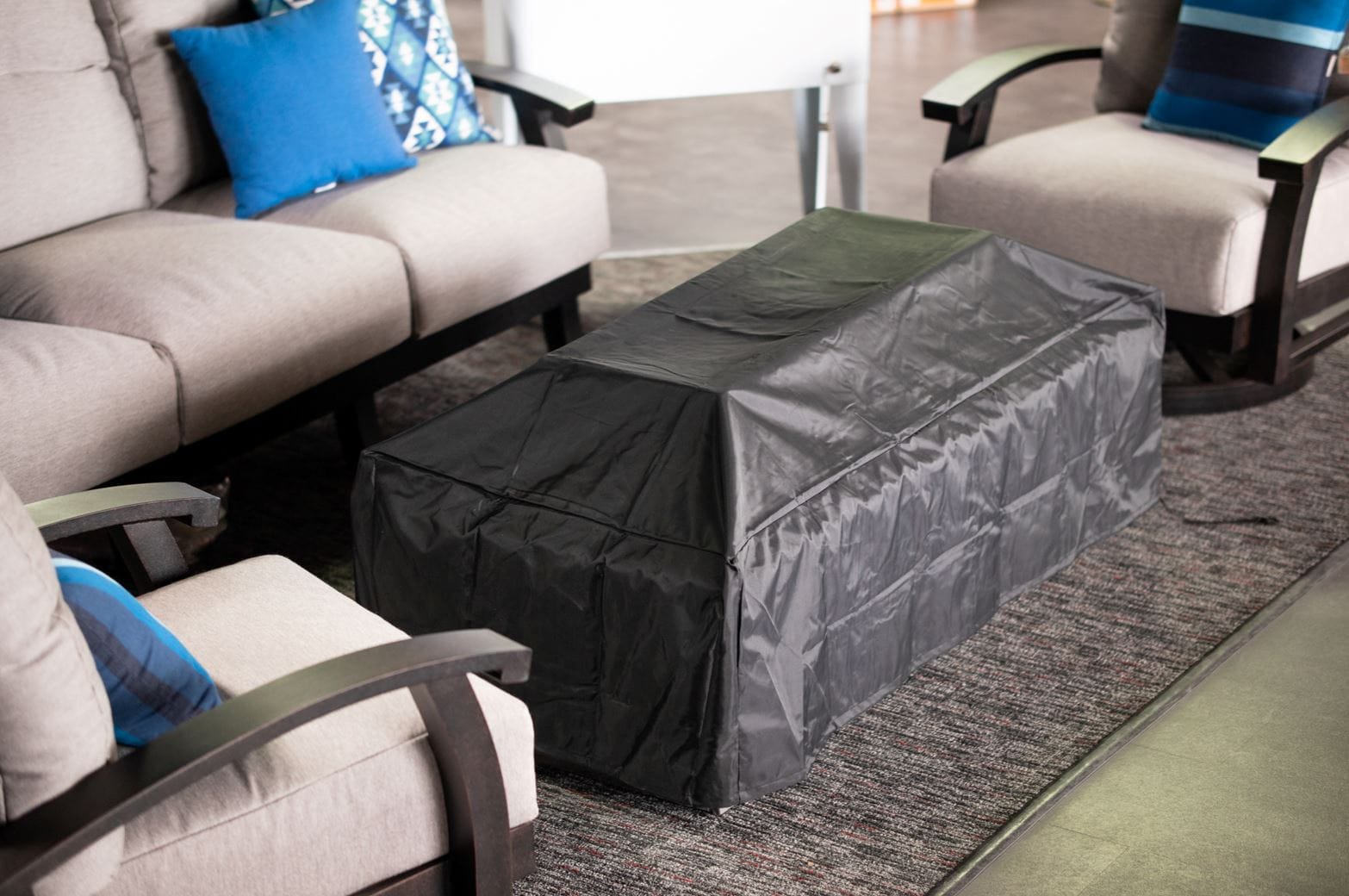 1867 Outdoor Living > Firepits > Gas Firepits 1867 Brannan Rectangular Fire Table