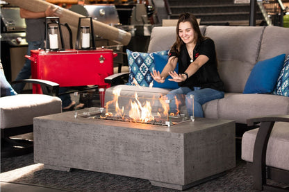 1867 Outdoor Living > Firepits > Gas Firepits 1867 Brannan Rectangular Fire Table