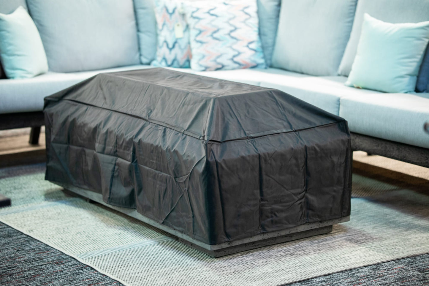1867 Outdoor Living > Firepits > Gas Firepits 1867 Brannan Rectangular Fire Table