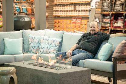 1867 Outdoor Living > Firepits > Gas Firepits 1867 Brannan Rectangular Fire Table