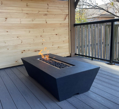 1867 Outdoor Living > Firepits > Gas Firepits 1867 The Sonny Trapezoid Fire Table