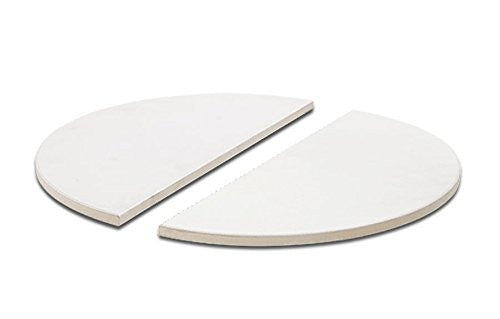 Kamado Joe Half Moon Deflector Plates - Big Joe | Barbecues Galore