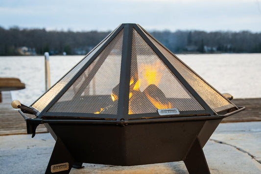 Iron Embers Stainless Steel Spark Screen - 3' Cottager | Available in-store and online with Barbecues Galore. Located throughout the GTA in Burlington, Oakville & Etobicoke, as well as two locations in Calgary, Alberta.