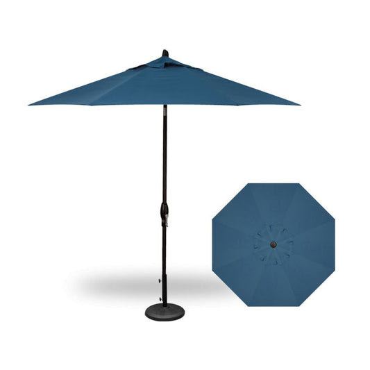 Treasure Garden UM8109 Auto Tilt Market Umbrella - Blue Jay (4881) - 9 FT