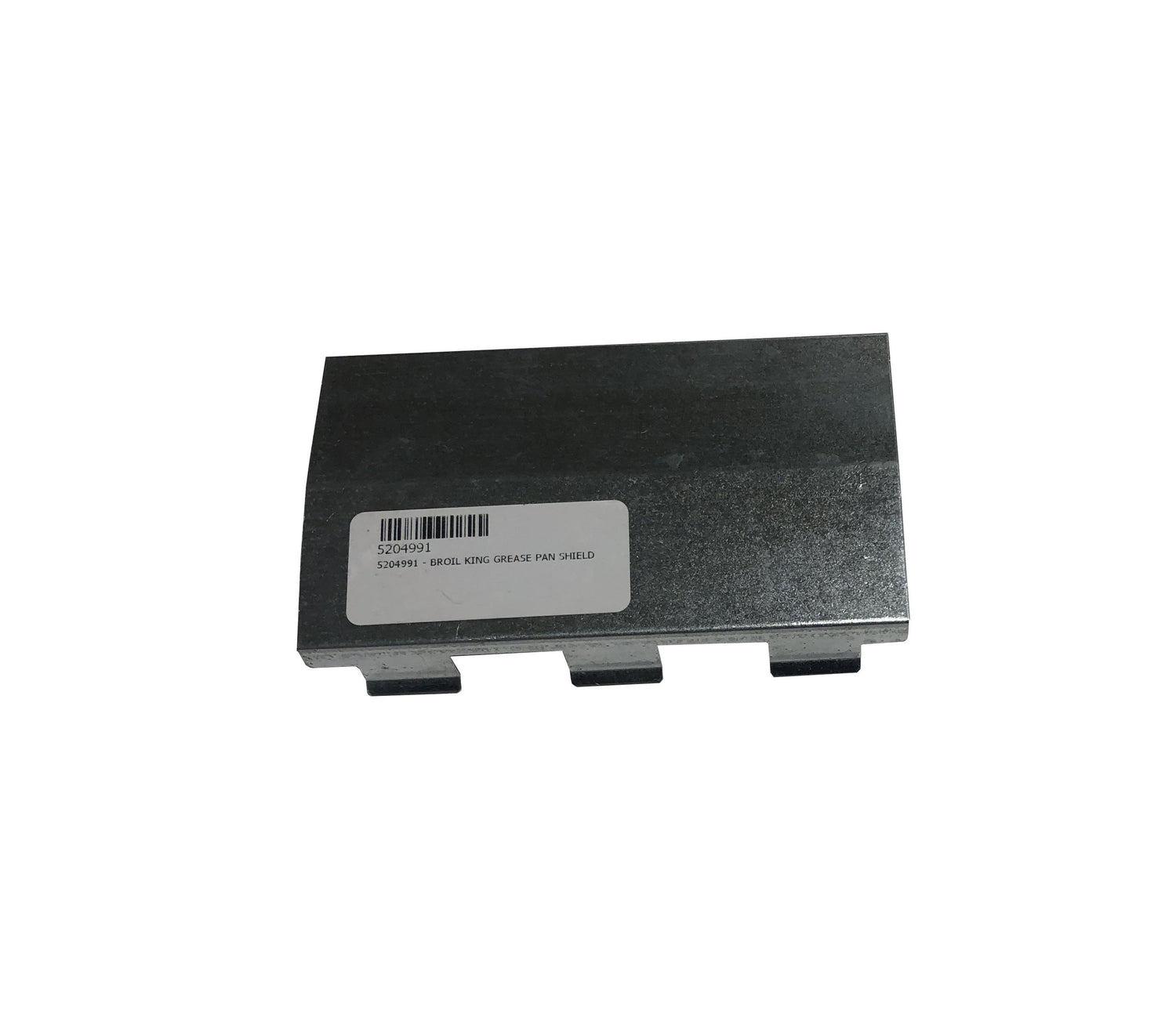 Broil King 5204991 grease pan shield. This part helps funnel your grease down into the small aluminum tray in your cleaning system. Order yours today at Barbecues Galore: Burlington, Oakville, Etobicoke & Calgary.