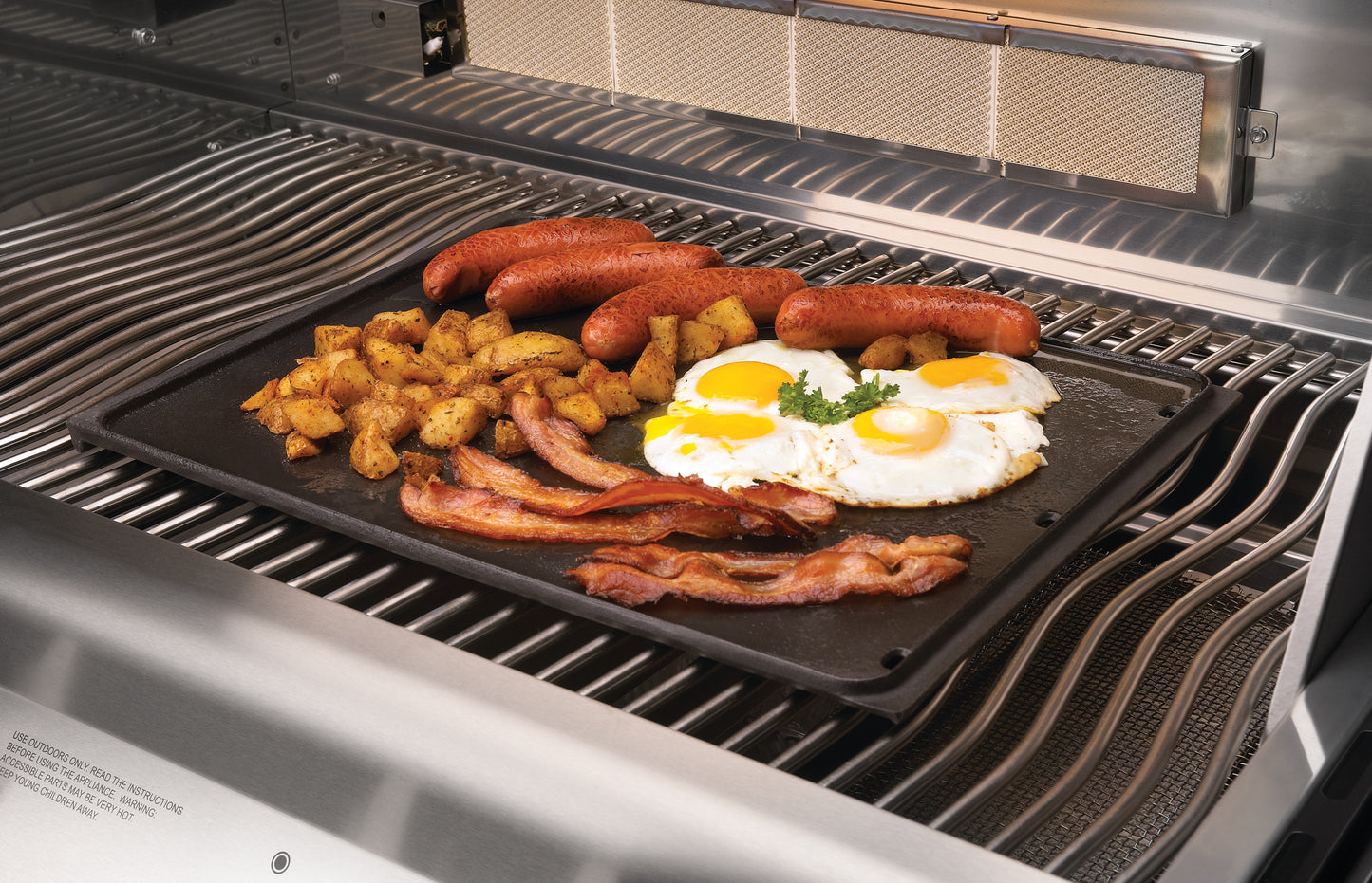 Napoleon 56425 Cast iron Reversible Griddle for Rogue 425