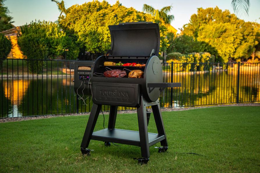 Louisiana Grills Side Shelf - Compatible with All Black Label Series Grills