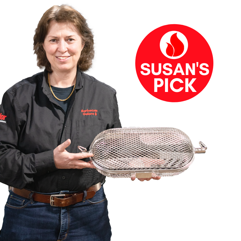 Recommended Rotisserie Basket for BBQ - Napoleon Rotisserie Basket 64000 - Stainless Steel Basket for Rotisserie BBQ - Universal Fit on Napoleon Grills