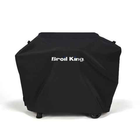 Broil King 67064 Baron Pellet 400 Cover. Available to purchase in-store or online with Barbecues Galore. We have all of your pellet grill needs, from grills, accessories, fuel and covers.