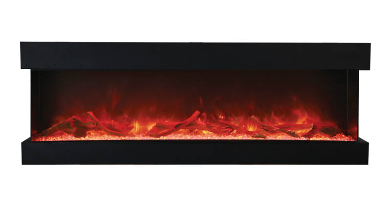 Amantii Tru-View 72" 3-Sided Linear Electric Fireplace