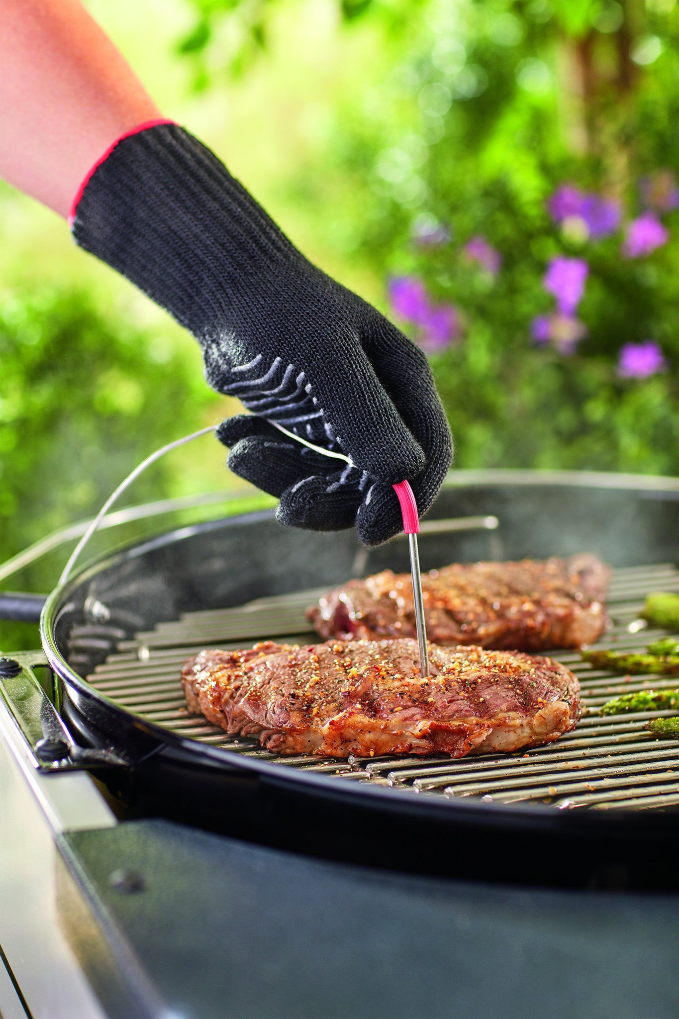 Thermometer Weber Hibachi Grill Go-Anywhere® Charcoal Grill