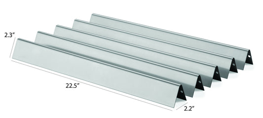 Weber Genesis Flavourizer Bars (Silver B & C) - With Dimensions