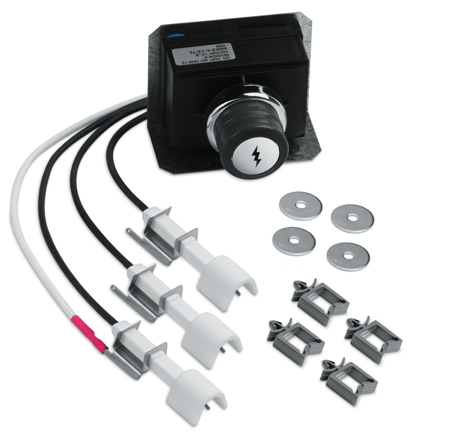 Weber 7628 Replacement Ignitor Kit | Perfect for getting that spark back in your grilling life. Stop by in-store or purchase online with Barbecues Galore. Located in Burlington, Oakville, Etobicoke & Calgary. Shop here for all of your Bbq, patio, accessory and parts needs.