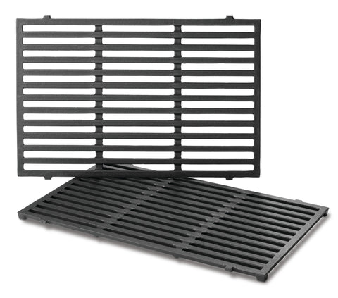 Weber 7638 Replacement Cast Iron Cooking Grates | Available to order in-store or online with Barbecues Galore. Located in Burlington, Oakville, Etobicoke & Calgary. We have all of your Bbq, patio, accessory and parts needs.