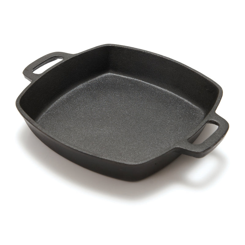 GrillPro Cast Iron Square Pan and Skillet