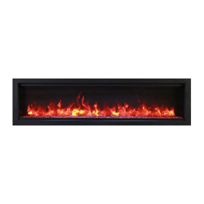Amantii 60" Impressionist Linear Electric Fireplace