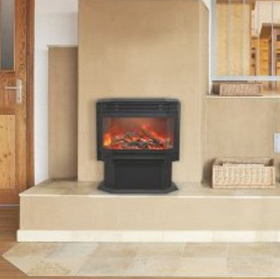 Sierra Flame By Amantii Freestanding Electric Fireplace
