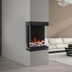 Amantii Tru View 25" 3-Sided Cube Electric Fireplace at Barbecues Galore in Burlington, Oakville, Etobicoke, and Calgary