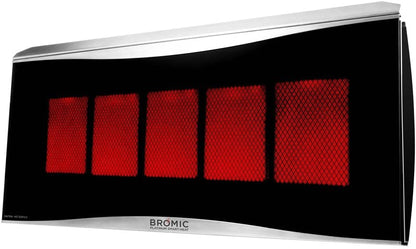 BROMIC Outdoor Patio Heater Platinum Smart-Heat 500 - Natural Gas - Barbecues Galore