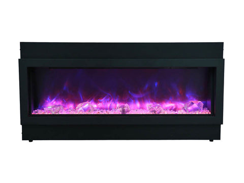 Amantii Panorama Series BI40-SLIM Electric Fireplace
