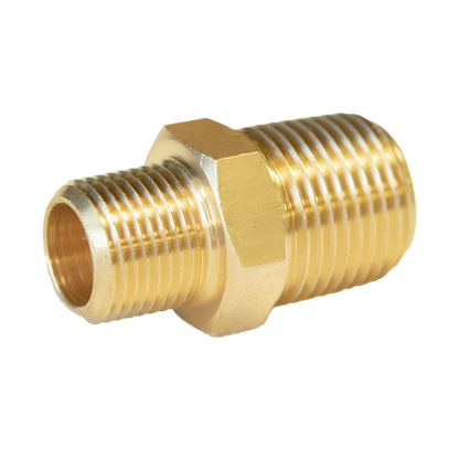 Brass Fitting HMPTMP 1/2 Male to 3/8 Male Pipe