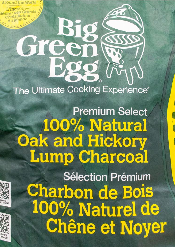Big Green Egg 100% Natural Lump Charcoal - Oak & Hickory