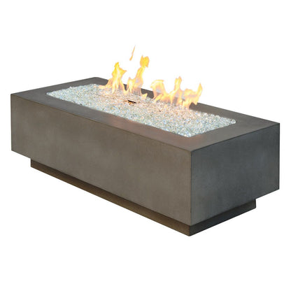 Outdoor GreatRoom Cove Linear 54" Fire Feature Midnight Mist