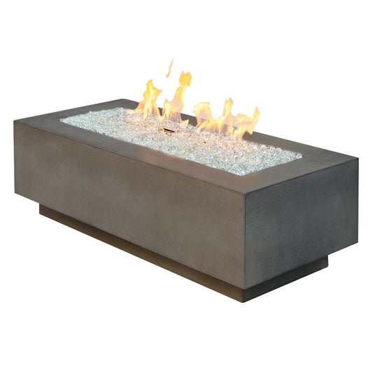 Outdoor Great Room Cove Linear 54" Fire Feature Midnight Mist