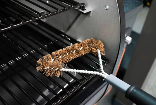 Palmyra Bristle Brush Scrubbing BBQ Grills Clean| The Hammer at Barbecues Galore | Big Boy Brand