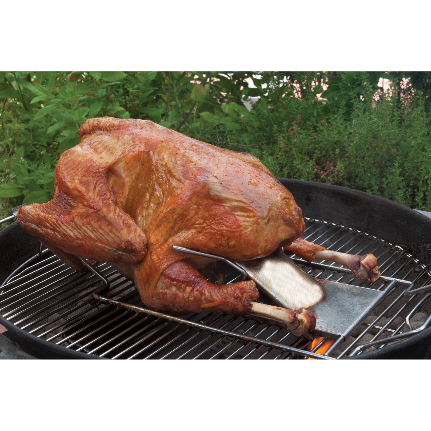 Charcoal Companion Stainless Steel Turkey Roaster