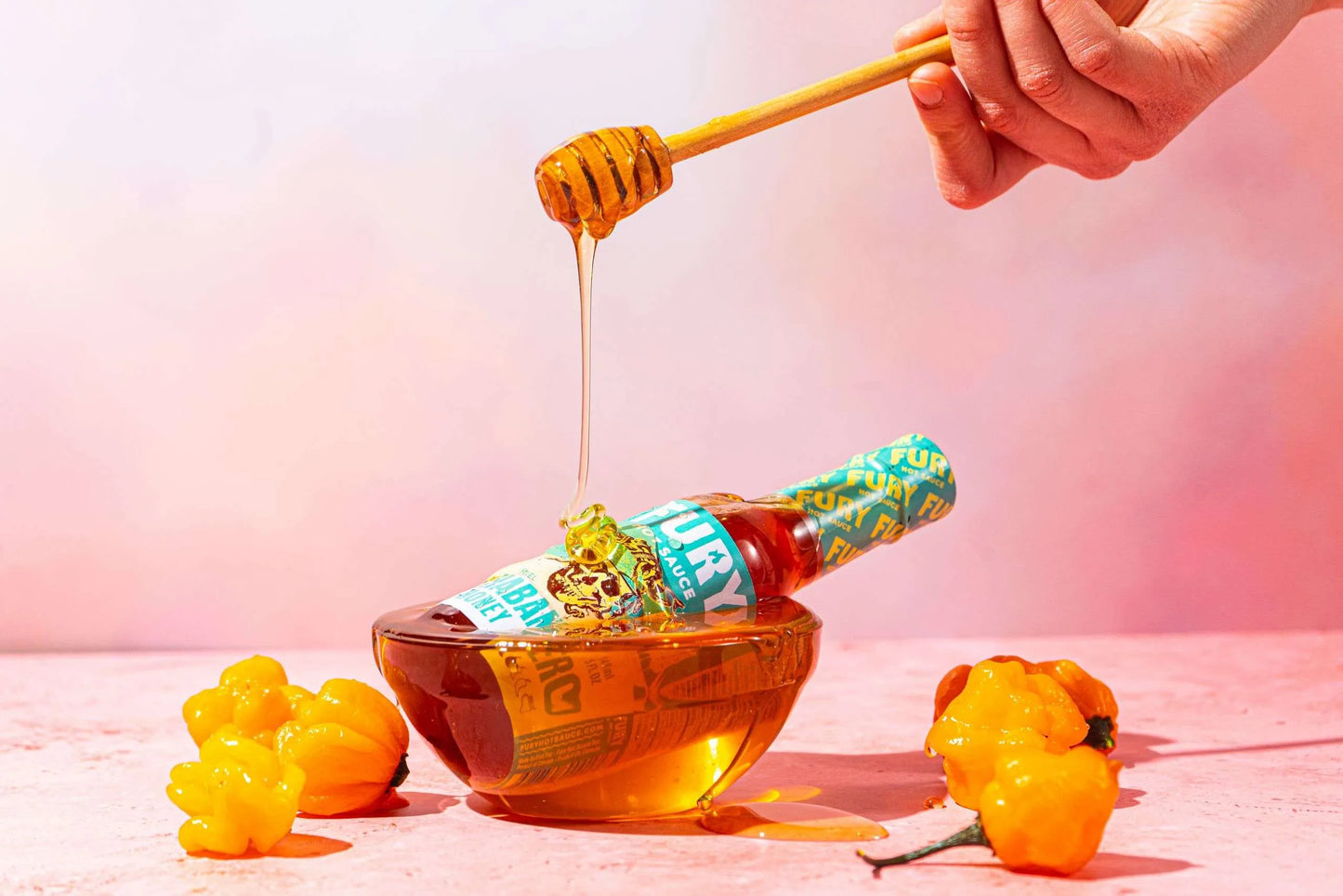 Fury Habanero Honey Hot Sauce - 5 oz