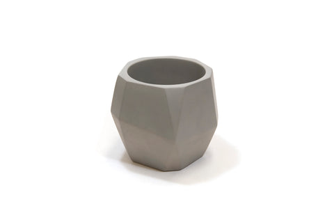 Geometric Concrete Pot | The perfect accent to set up your garden this summer. Available at Barbecues Galore: Burlington, Oakville, Etobicoke & Calgary