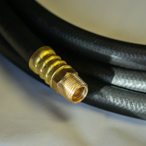 MALE PIPE THREADED BRASS END 3/8” NATURAL GAS / LIQUID PROPANE HOSE (CSA APPROVED) AT BARBECUES GALORE