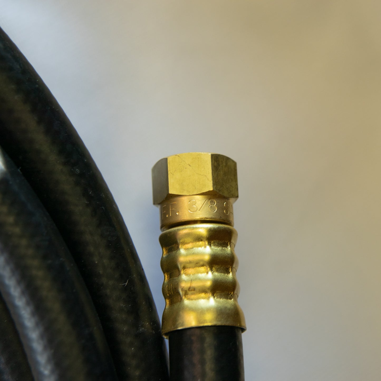 FEMALE FLARE BRASS END 3/8” NATURAL GAS / LIQUID PROPANE HOSE (CSA APPROVED) AT BARBECUES GALORE