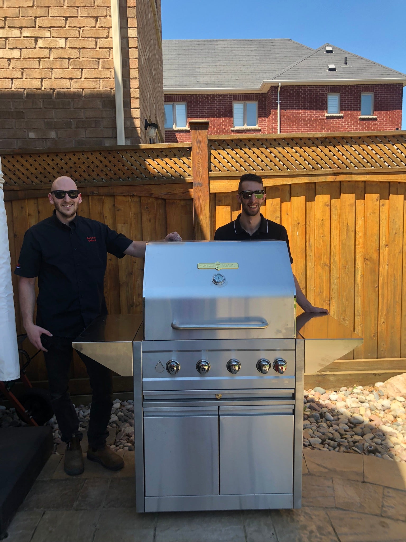 Building a clearance grill island