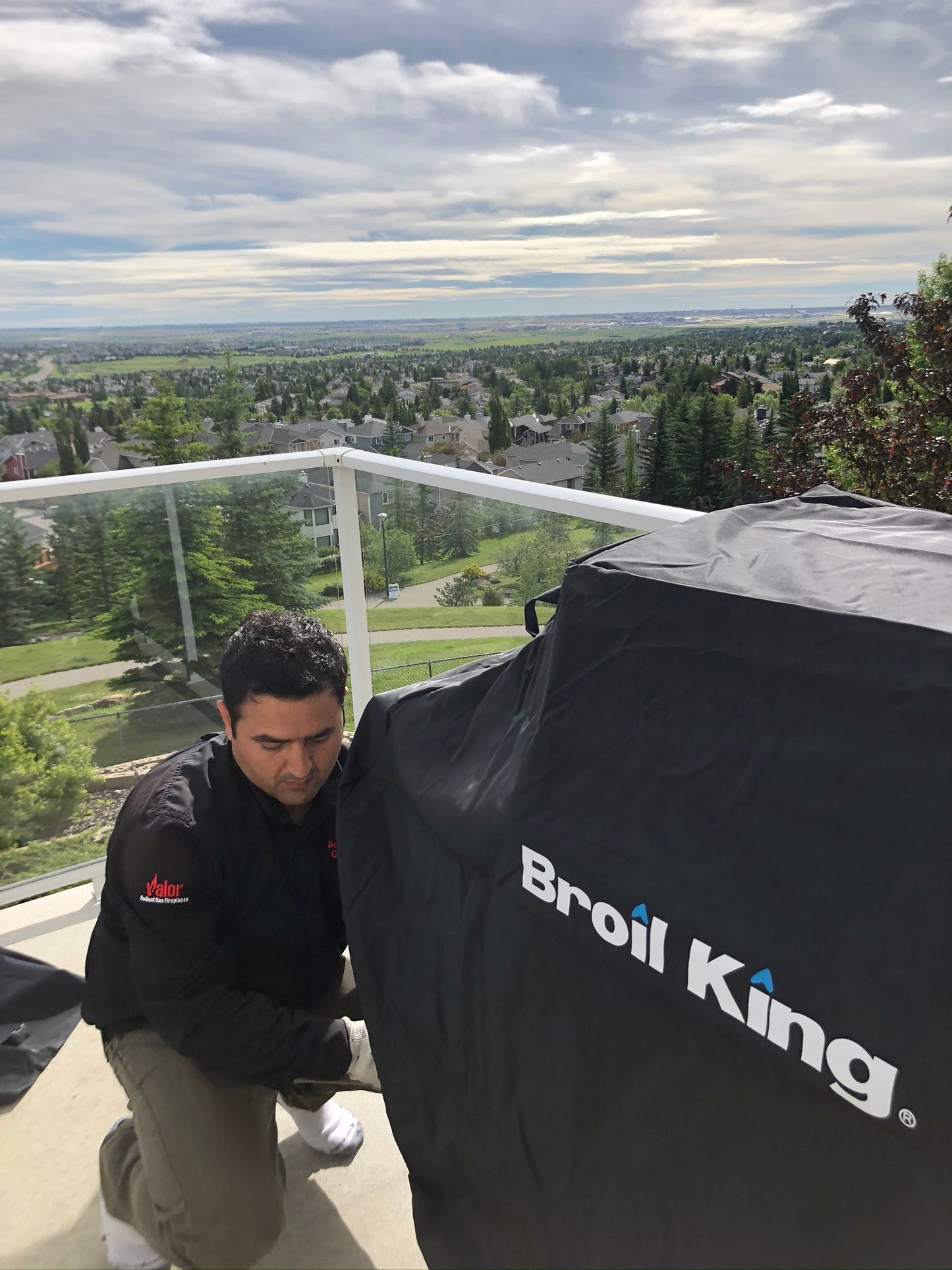 Copertura Per Griglia Broil King 147cm - Poliestere PVC Resistente - Nero - Foto 7