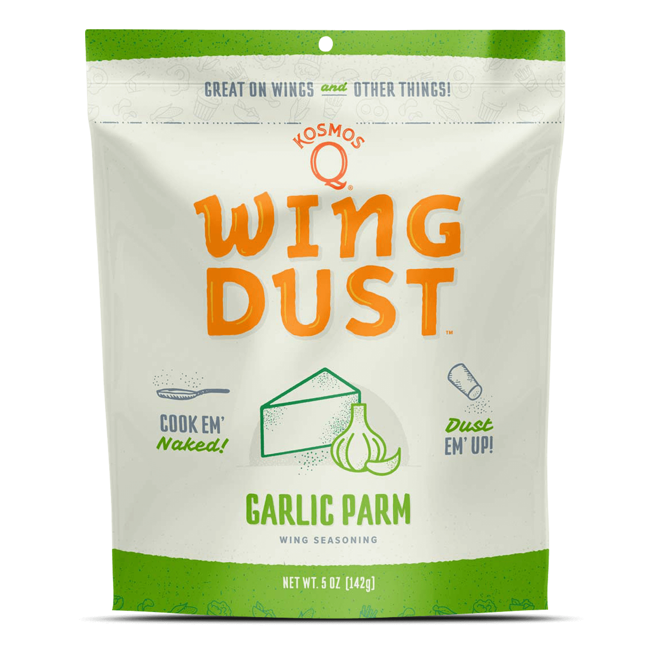 KOSMO'S Q Wing Dust - Garlic Parmesan