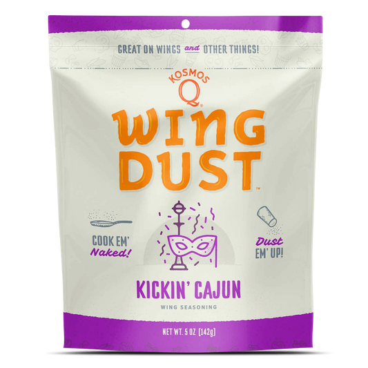 KOSMO'S Q Wing Dust - Kickin Cajun - Gluten Free