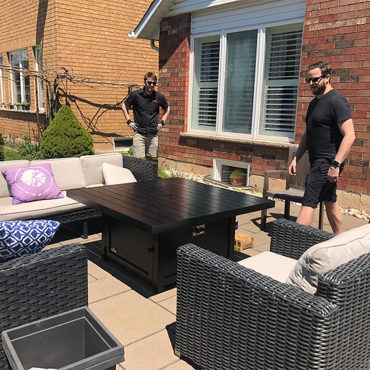 Napoleon St Tropez 48" Square Patioflame Fire Table