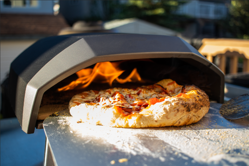 Aluminum pizza peel with wooden handle for homemade pizza - Big Boy The Pizza Shovel  for Homemade BBQ Pizza in Burlington, Oakville, Etobicoke and Calgary Alberta