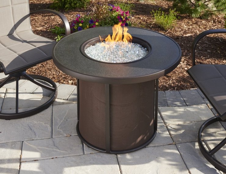 Outdoor Greatroom StoneFire Firefit is compact and light. Buy it at any of our five locations across Canada in Calgary, Alberta and the Greater Toronto Area.