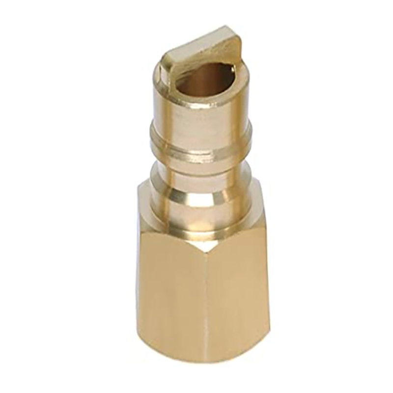1/2" and 3/8" Natural Gas Hose and Brass Fittings, Quick Disconnect Nipple 