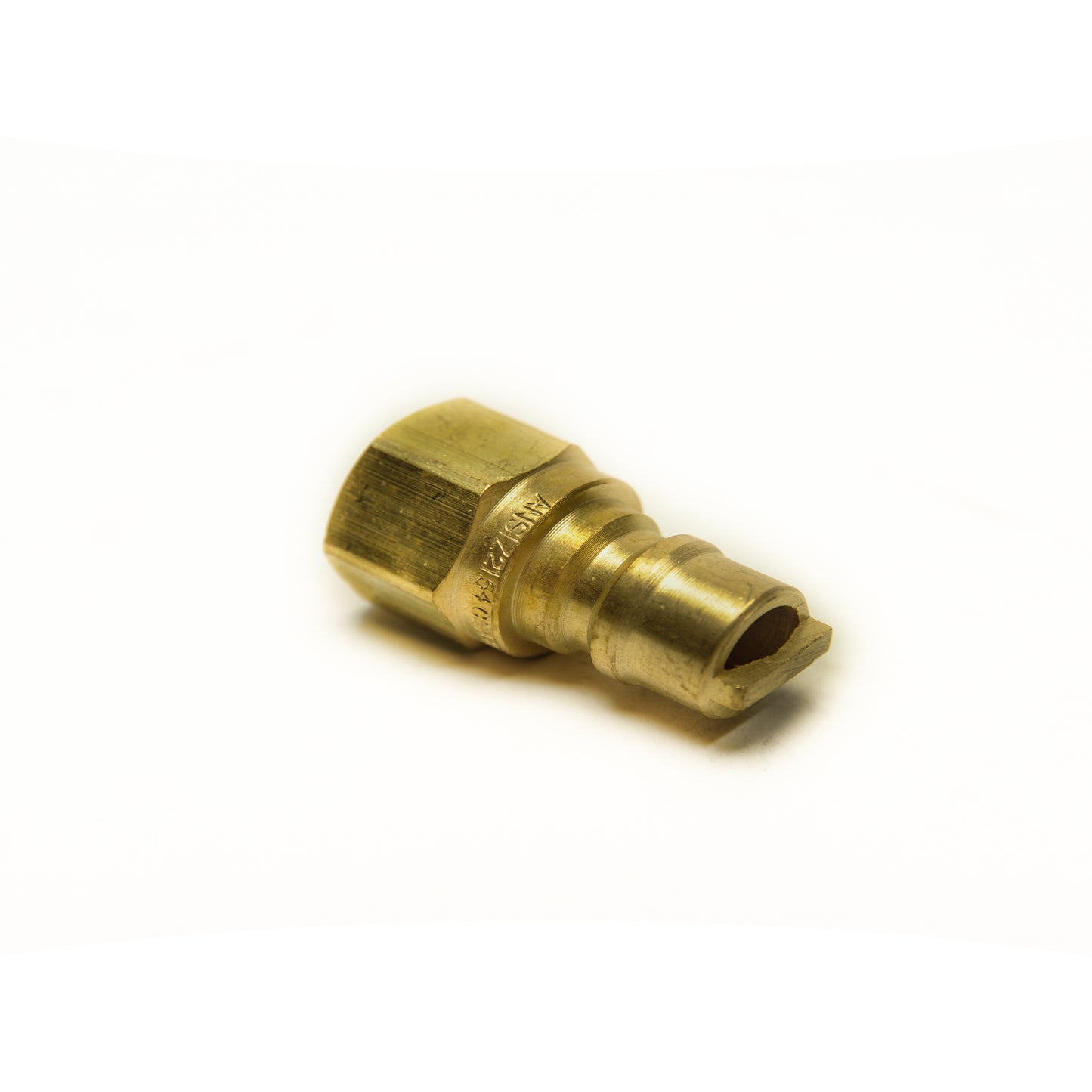  CSA Approved 3/8" Natural Gas Quick Disconnect Brass Nipple