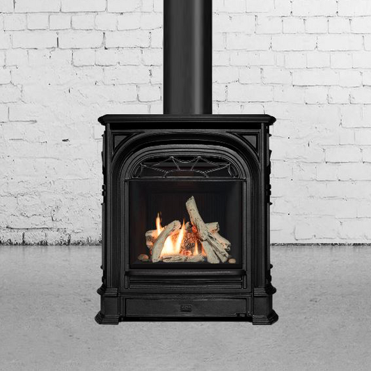 Gas Fireplace in Calgary -  Valor Portrait President Freestanding Stove Gas Fireplace