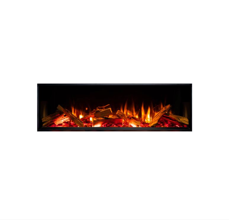 Valor LEX2 50" Electric Fireplace with Remote and Glass Media