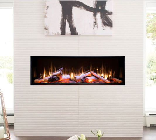 Valor LEX2 50" Electric Fireplace with Remote and Glass Media